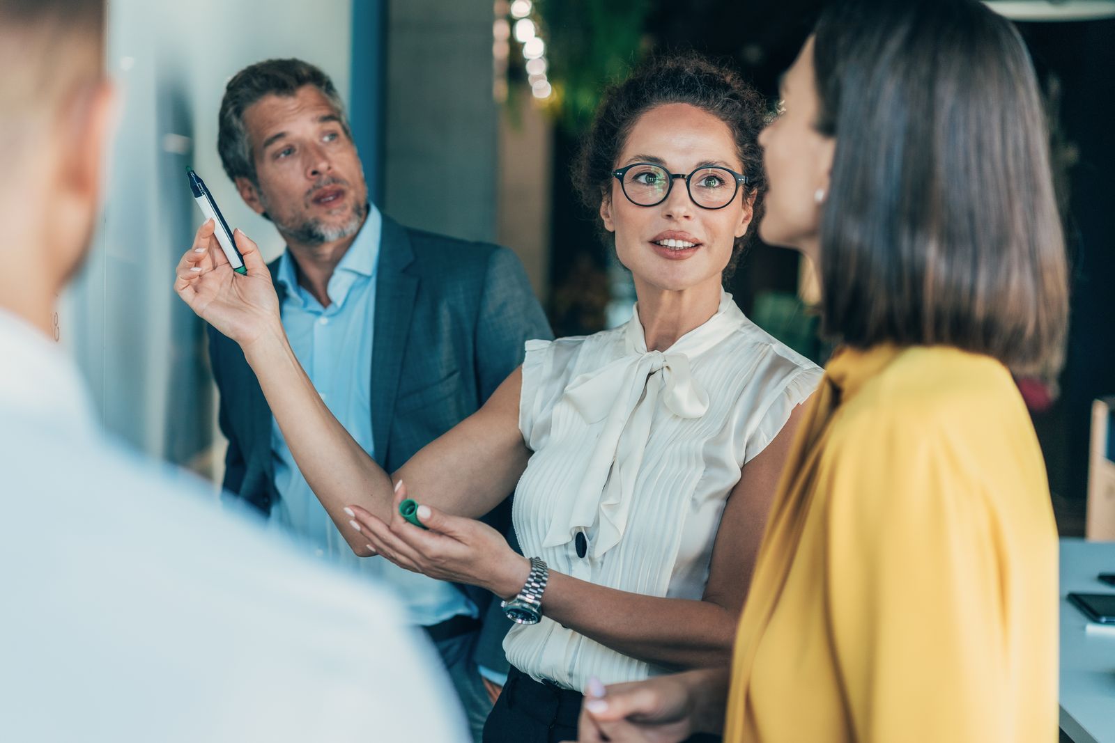 DGP consultants discussing the right service with a client